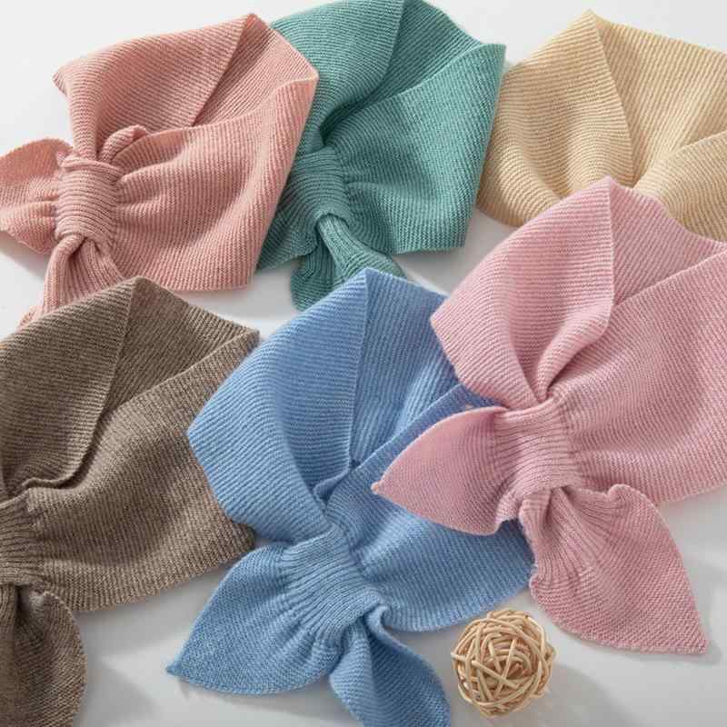 三角巾 キッズ ベビー 男の子 女の子 男女兼用 小中学生 ジュニア 羊毛 ニット マフラー ネックウォー..