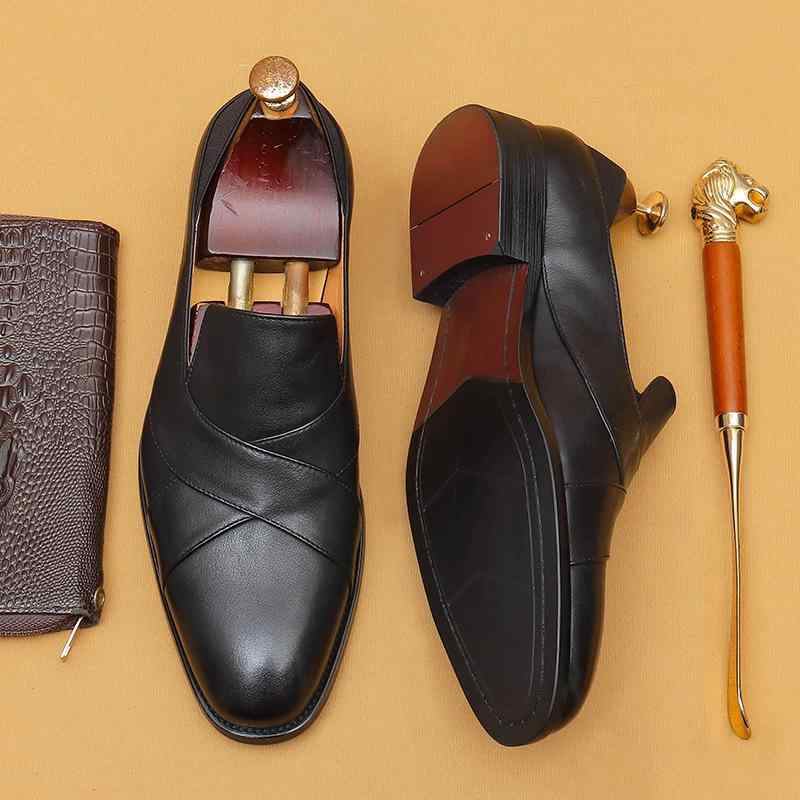 シューズ メンズ 本革 牛革 レザー ローファー スリッポン ビジネス カジュアル 通勤 普段使い ラウン..