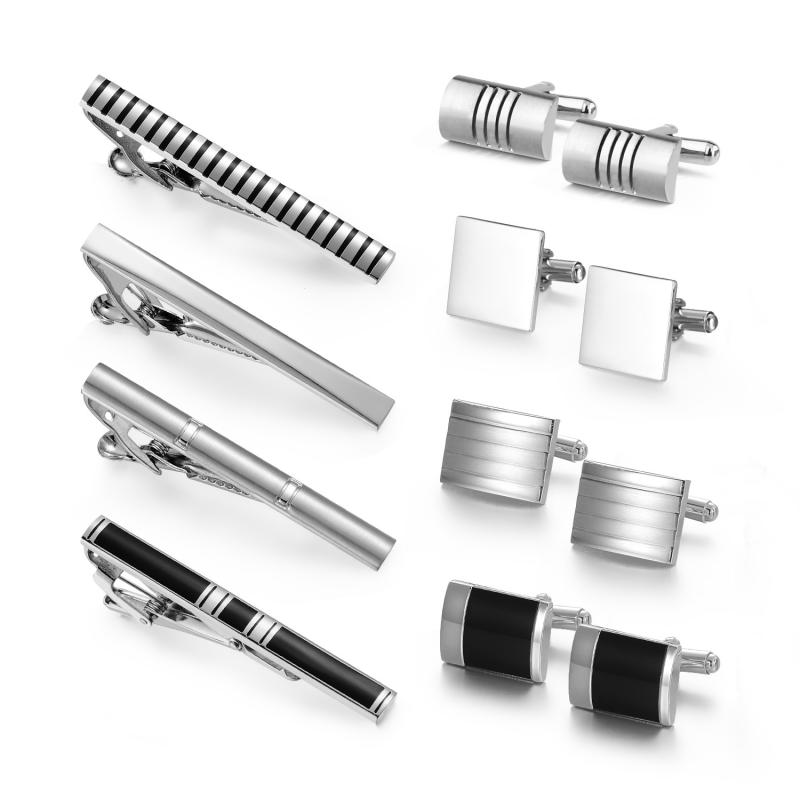 カフスボタン タイピンセット 男性用 ビジネス フォーマル 通勤 結婚式 パーティー フレンチ レトロ ヴ..