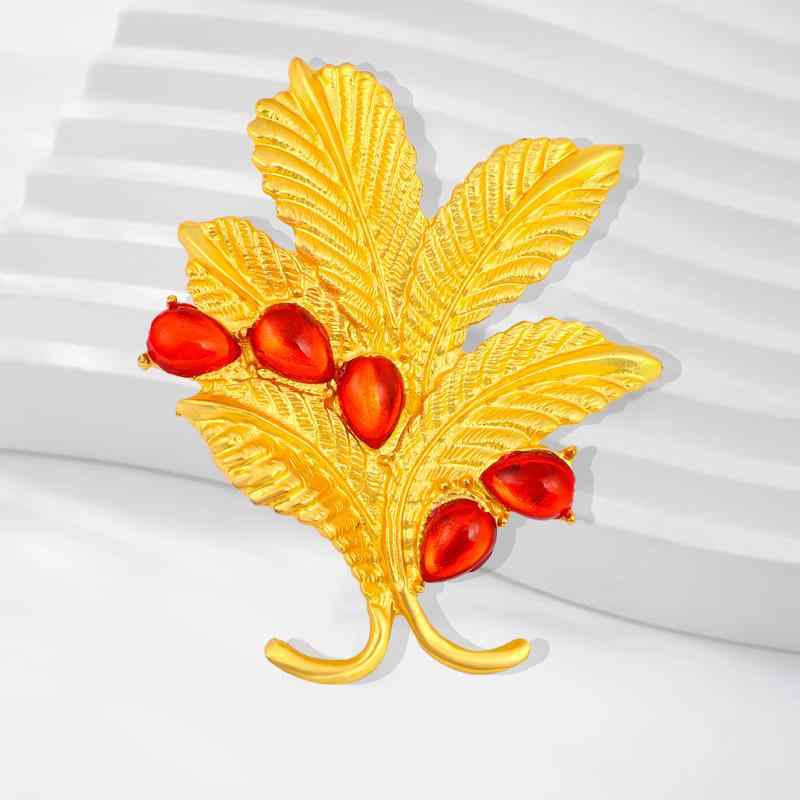 ブローチ レディース クリスタル ラインストーン フラワー リーフモチーフ おしゃれ かわいい エレガント コサージュ ピンブローチ コート ジャケット スーツ ワンピース ドレス フォーマル 普段使い 結婚式 パーティー 二次会 入学式 卒業式 小物