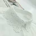 付け襟 レディース フェイクカラー 秋冬 重ね着 インナー 多機能 万能 シンプル 軽量 薄手 水溶性刺繍 シャツ ブラウス レイヤード 通勤 オフィス 普段使...