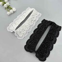 付け襟 レディース レース 透かし 刺繍 ビーズ装飾 重厚感 ポリエステル フェミニン オフホワイト ブラック シャツ ブラウス 小物 おしゃれ ファッション ...