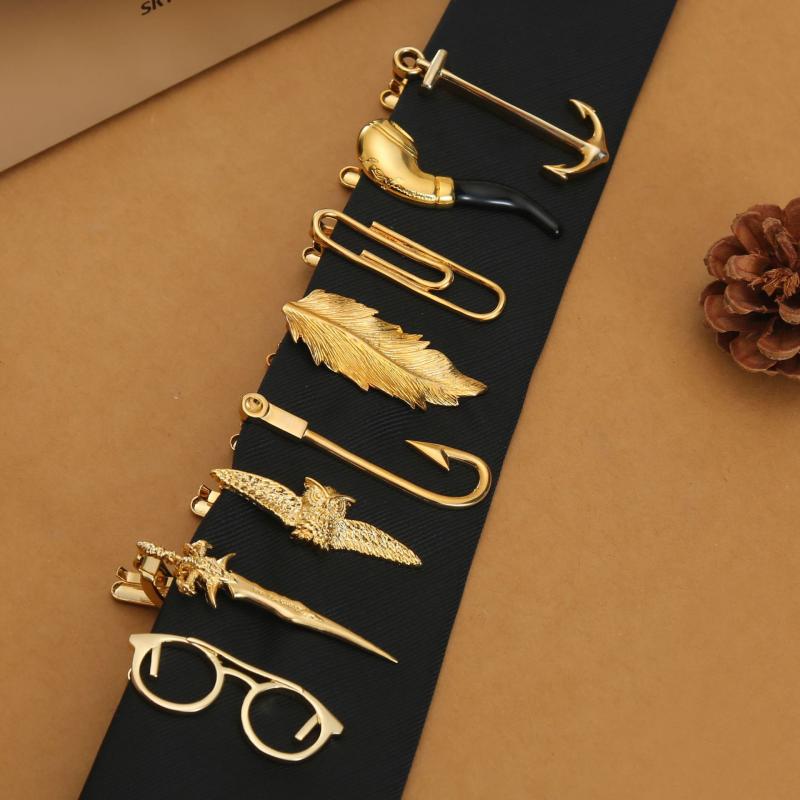 ネクタイピン メンズ フォーマル ビジネス スタイリッシュ おしゃれ ユニーク 韓国風 銅製 電気メッキ..