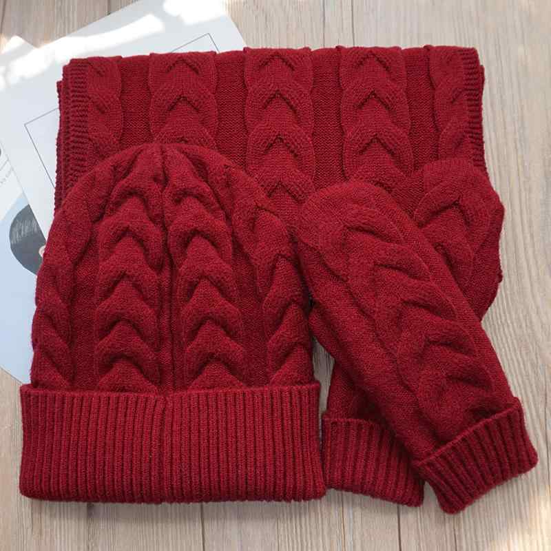 ニットセット レディース ニット帽 マフラー 手袋 3点セット フェイクラビットファー コアスパンヤーン..