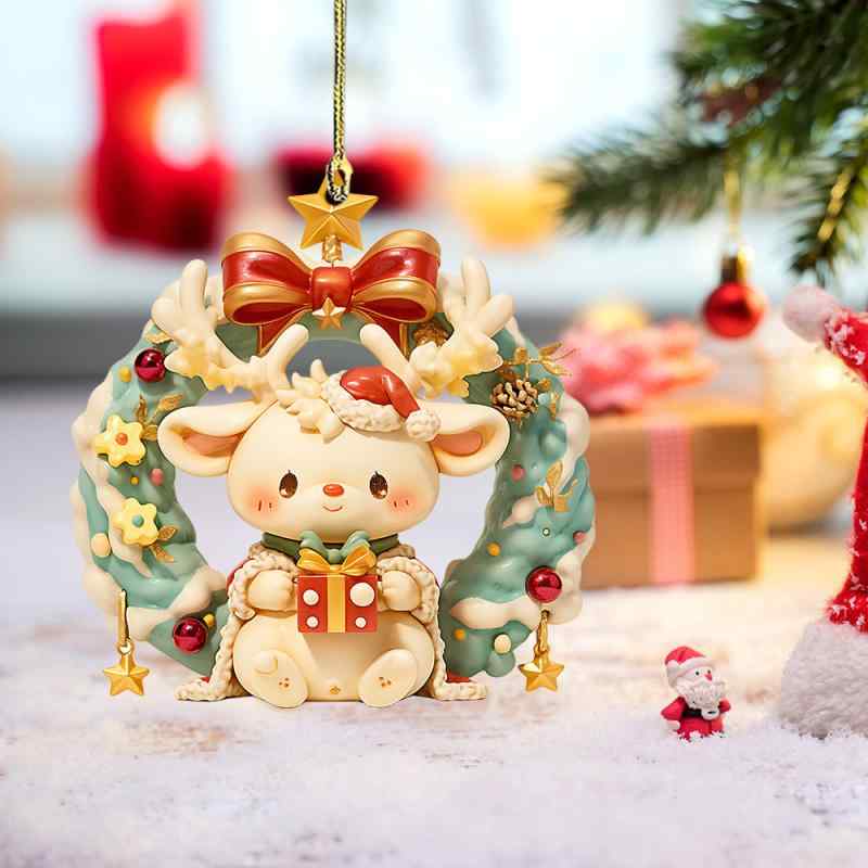 キーホルダー ユニセックス かわいい キャラクター アクリル バッグチャーム おしゃれ バックパックチャーム 鞄飾り 通勤用 ファッション小物 カーアクセサリー 4点セット(x2)