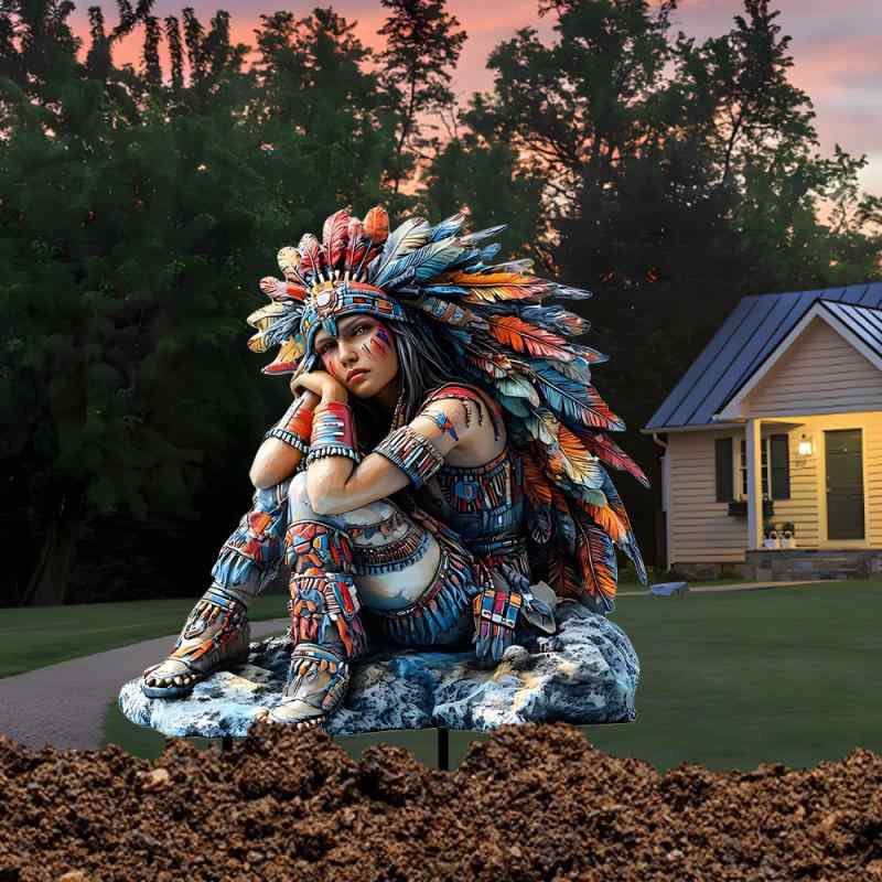 ガーデンピック 自然 森の仲間 アクリル製 庭 庭園 装飾 屋外 差し込み式 イベント グッズ おしゃれ(x2)