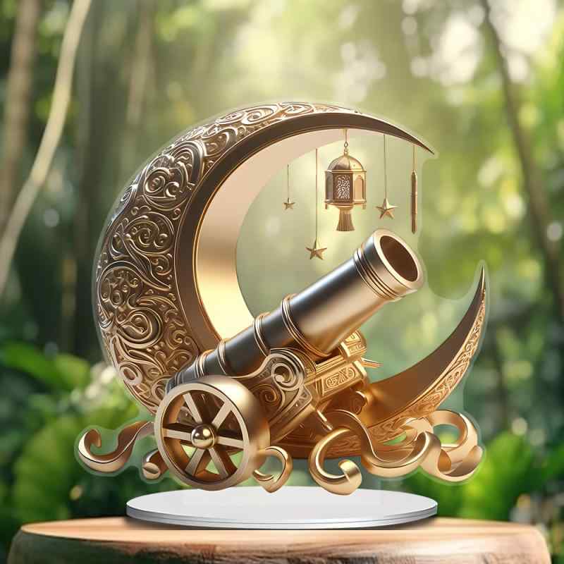 置物 ボヘミアン アクリル ムーンオブジェ 台座付き 多機能 卓上 デスク用 インテリア 季節飾り 春夏 インスタ映え ユニーク 装飾品(x2)