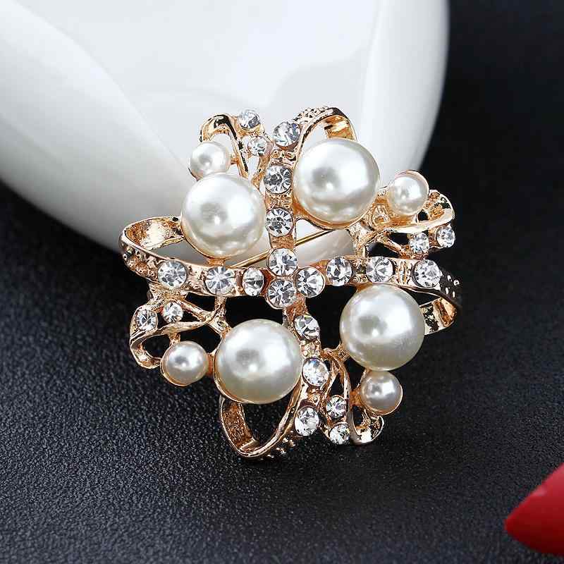 ブローチ レディース パール ラインストーン 韓国ファッション おしゃれ シンプル 上品 着回し オール..