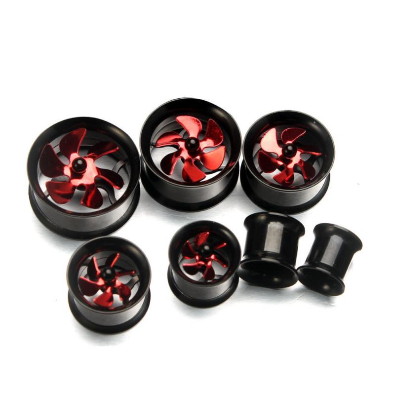 ボディピアス ユニセックス サージカルステンレス 風車 扇風機モチーフ 幾何学デザイン 軟骨ピアス フ..