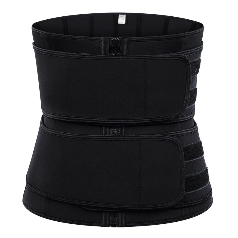 サウナ発汗ベルト ウエストニッパー ダブル補強 スポーツ トレーニング ネオプレン素材 姿勢矯正 シェ..