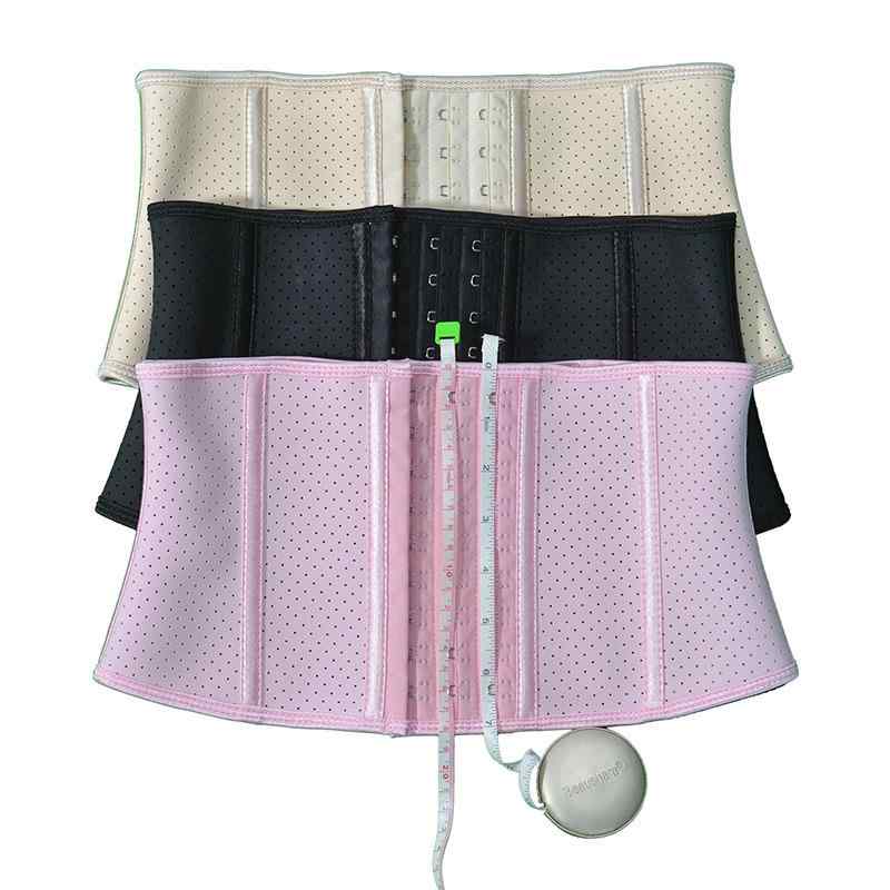 ウエストニッパー レディース 通気性メッシュ ゴム 18cm ショート丈 スチールボーン 9フック ナイロン ..