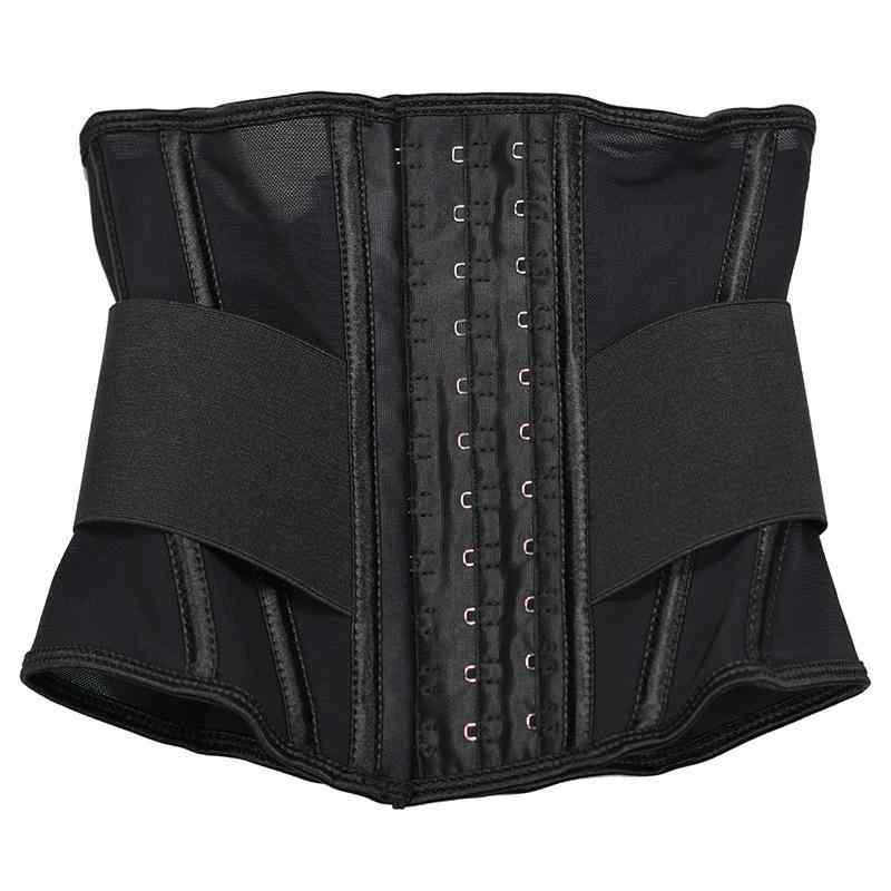 ウエストニッパー レディース 女性用 腹部引き締め メッシュ 強化 弾力 伸縮性 ナイロン フック式 ボー..