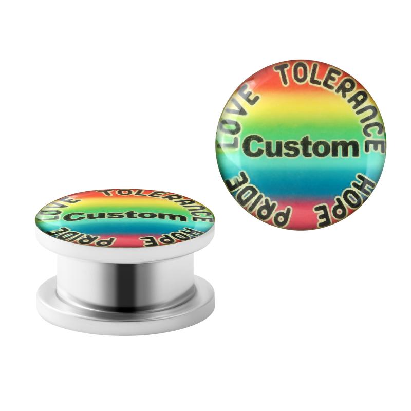 ボディピアス 男女兼用 ステンレス サージカルステンレス プーリー型 ドリップオイル加工 カラフルアル..