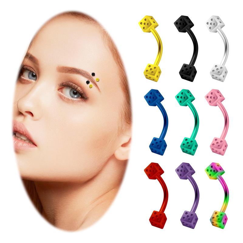 [ &quot;・種類: 眉ピアス ・加工方法: メッキ加工 ・対象: 男女兼用 ・素材: ステンレス ・デザイン: ドロップ型 ・スタイル: シンプル ・適用場面: 誕生日、旅行記念、イベント、引越し、展示会 ・カラー展開: スチールカラ...