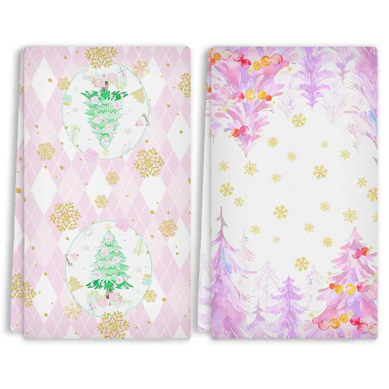 ふきん マイクロファイバー クリスマス キッチン かわいい キャラクター ゆめかわ デザイン プリント柄..