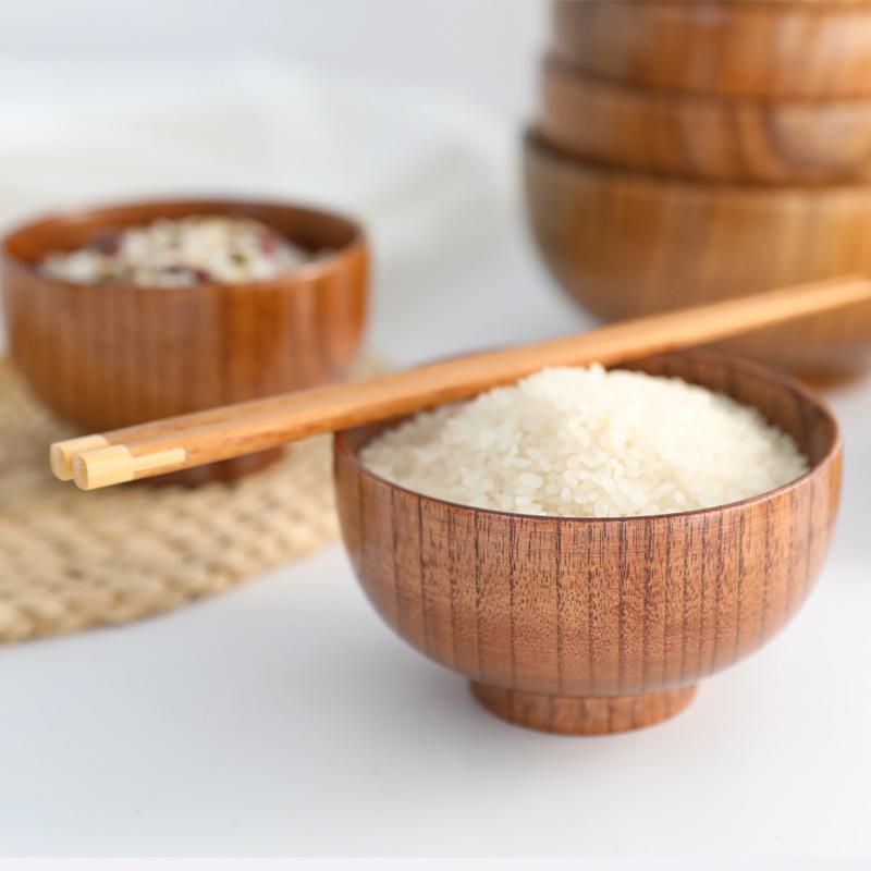 椀 酸棗木製 食品用 和風 丸型 スープ ご飯 麺類 丼 サラダ ヨーグルト デザート 普段使い 茶碗 上質 ..