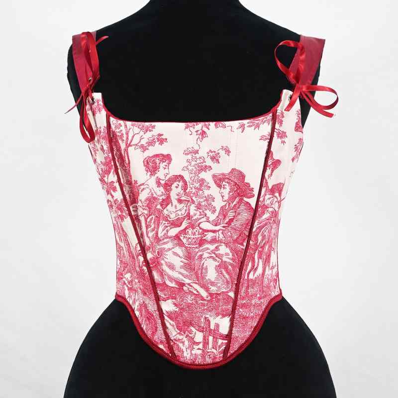 ビスチェ レディース 欧風 宮廷風 レトロ デジタルプリント インスタ風 スリムフィット 体型カバー 着..