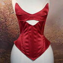 コルセット レディース ボディシェイパー 補正下着 ウエストニッパー バストアップ お腹引き締め ウエストシェイプ スチールボーン入り タイトフィット 腰サポー...