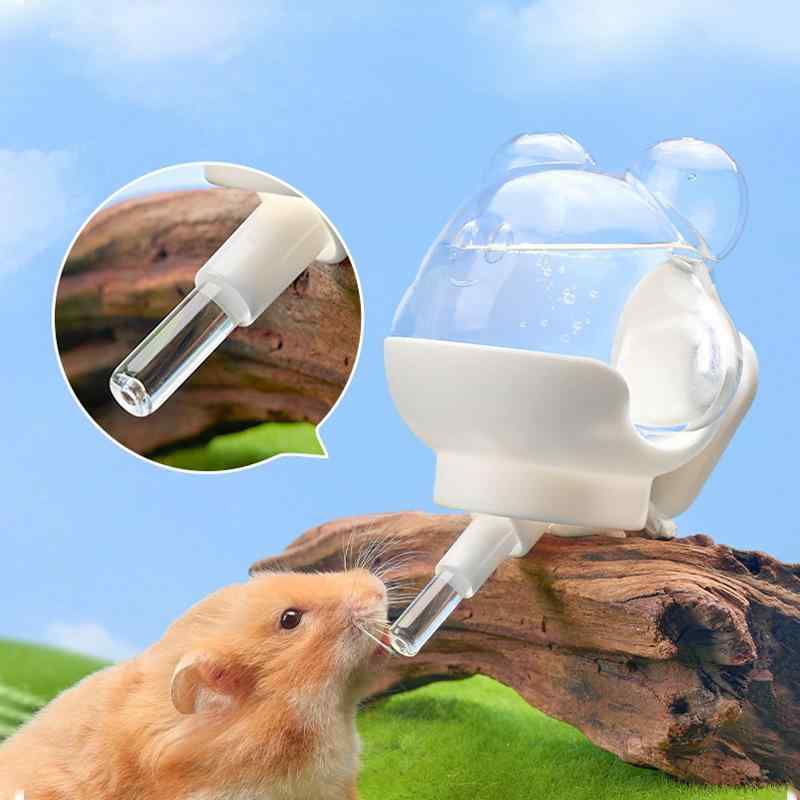 小動物用給水器 壁掛け マグネット式 真空構造 スタンドタイプ ウォーターボトル ハムスター うさぎ モ..