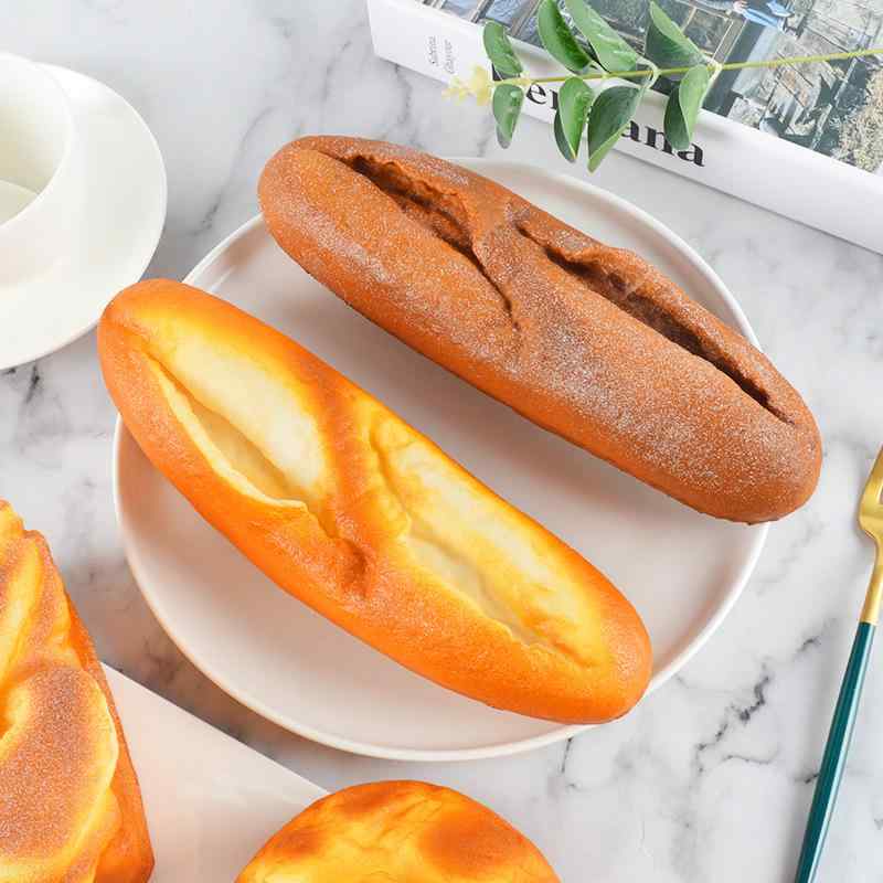 フェイクブレッド PU 食品サンプル スライスパン フェイクフード リアル 本物そっくり 手作り ライ麦 結婚式 ホテル ロビー 店舗 飲食店 イベント 装飾 インテリア ディスプレイ オブジェ 飾り モダン シンプル(x2)