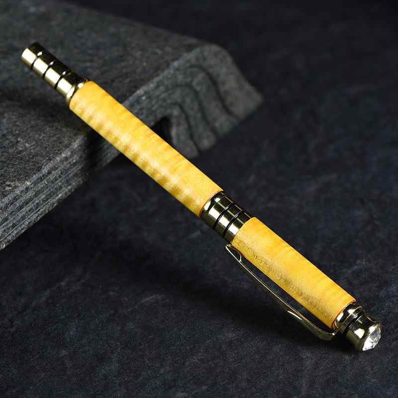 筆記具 レトロ アンティーク 木製 ウッド ハンドメイド ボールペン 万年筆 2WAY デュアルユース クラシ..