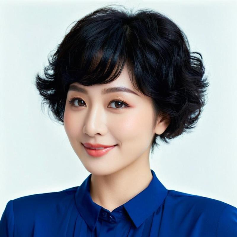 ウィッグ かつら レディース 女性用 中高年 ミセス ショートヘア カールスタイル 耐熱ファイバー 自然な 斜め前髪 通気性 黒 ダークブラウン ライトブラウン アッシュグレー