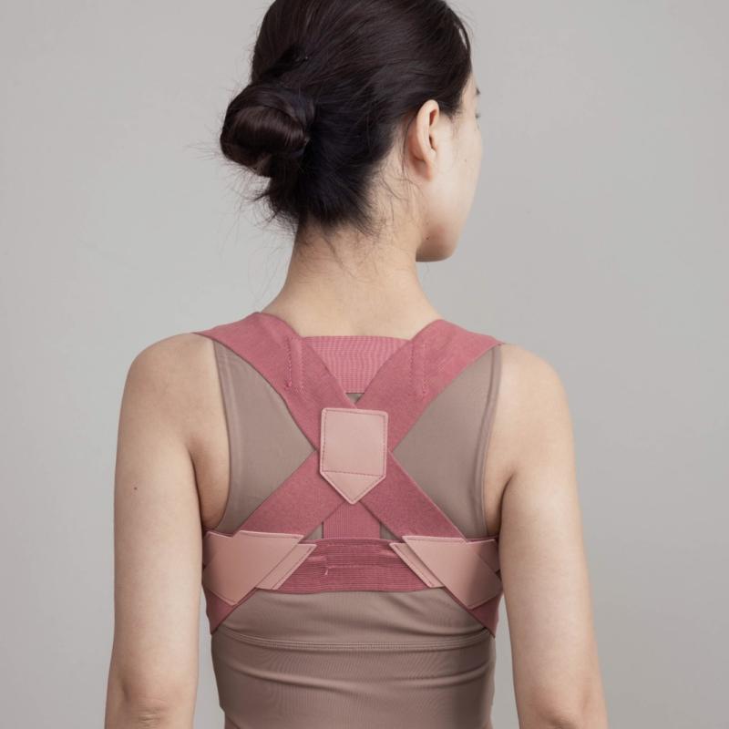 猫背矯正ベルト 男女兼用 学生用 姿勢サポートサポーター 美姿勢 背筋サポート 肩甲骨補助 通気性 伸縮性 快適フィット デスクワーク 普段使い