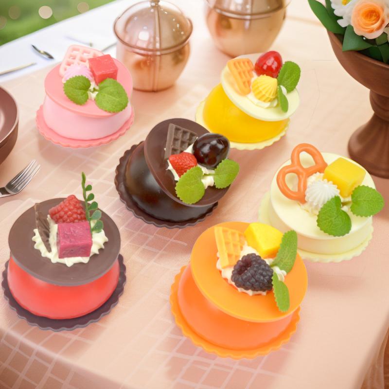 食品サンプル リアル ムース チョコレートケーキ スイーツ デザート ディスプレイ飾り ショーウィンドウ フォトプロップス 撮影小物 冷蔵庫マグネット フォーム製 上品 高級感