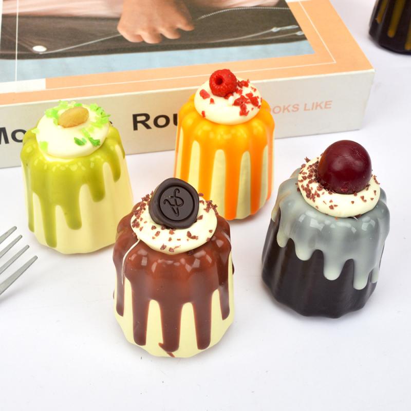 冷蔵庫マグネット 食品サンプル チョコレート クリーム ムースケーキ スイーツ ケーキ PU製 手作り インテリア 飾り かわいい フェイクフード 磁石