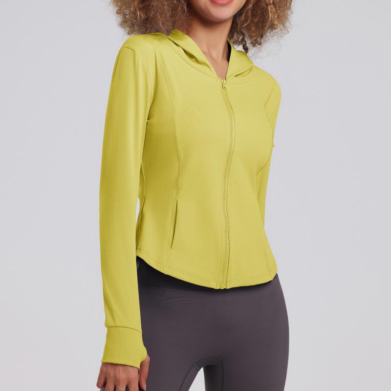 ジャケット レディース フード付き 長袖 スポーツウェア トレーニングウェア ジムウェア フィットネス ..