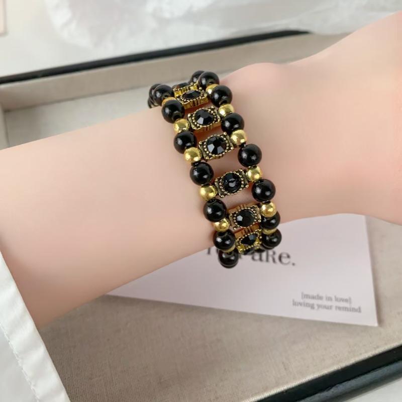 アクセサリー レディース 円形 幅広 コントラストカラー バイカラー ブレスレット バングル ネックレス..