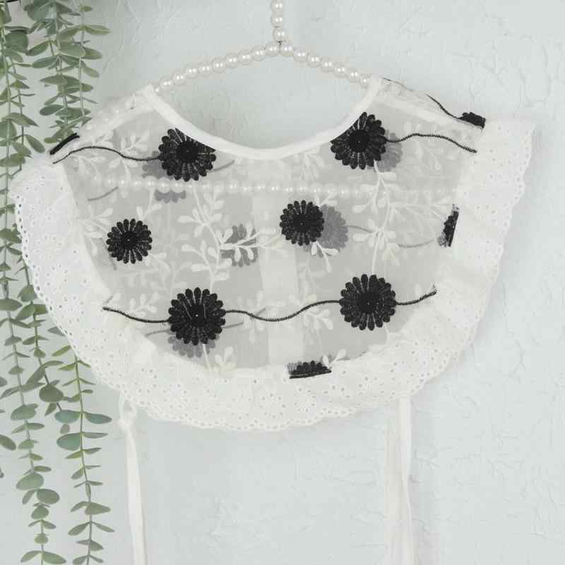 お食事エプロン 女の子 ベビー キッズ 幼児 レース スタイ よだれかけ 花柄 かわいい おしゃれ 外出 食事 離乳食 普段使い ポリエステル コットン 韓国風(x2)