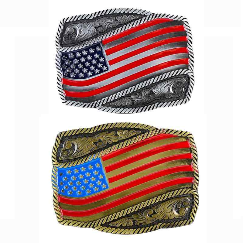 ベルトバックル メンズ アラベスク模様 星条旗 プレートバックル 合金製 欧米風 ヒップホップ アメリカ..