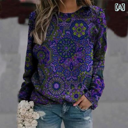 スウェット レディース ストリート カジュアル 普段使い 着回し 長袖 プルオーバー クルーネック 丸首 ..