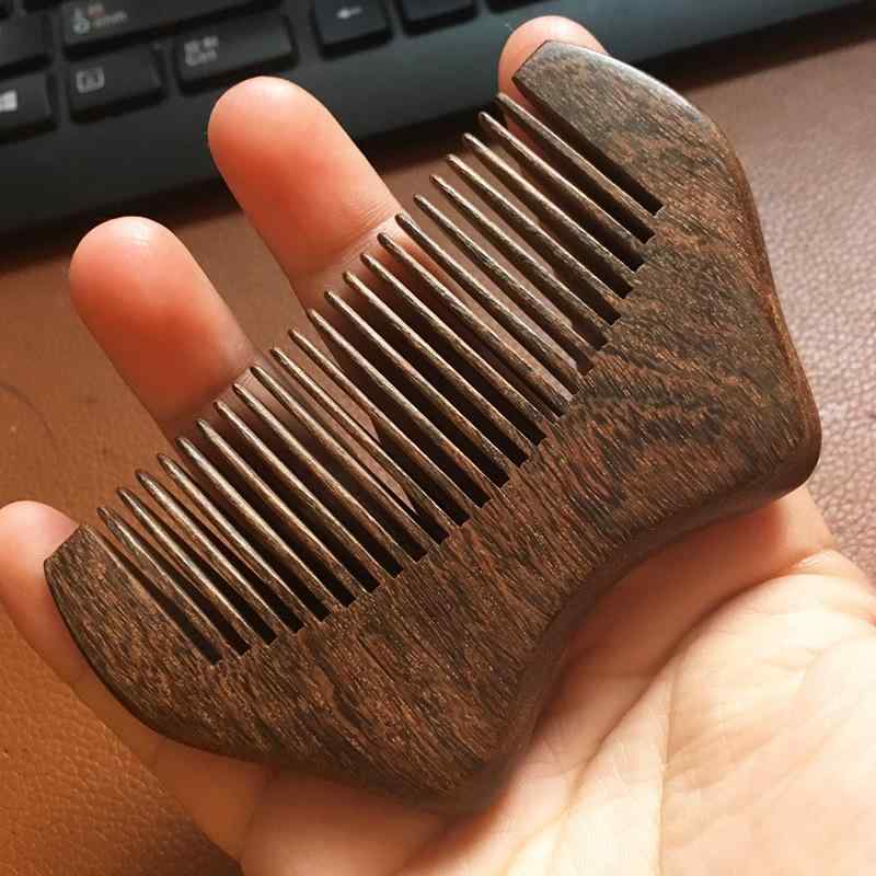・カテゴリ: 木櫛・素材: 白檀・カラー: 原木色・サイズ: 10-15cm