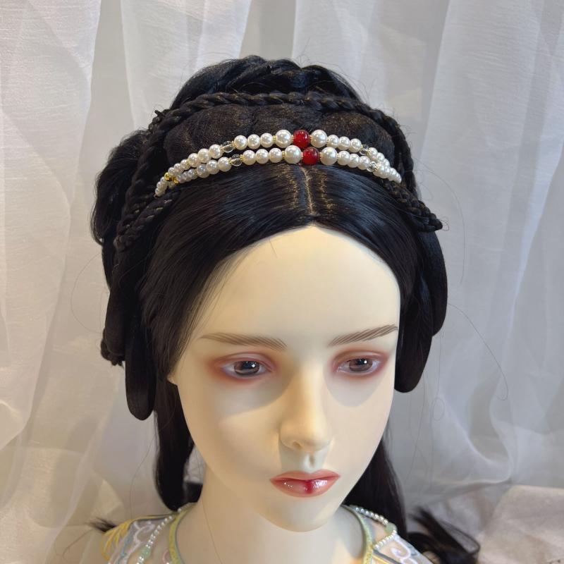 髪飾り レディース 古風 漢服 中華風 レトロ アンティーク調 パール パール 簪 かんざし ヘアピン ヘアアクセサリー 和装 着物 浴衣 成人式 卒業式 結婚式 パーティー イベント 普段使い 写真撮影