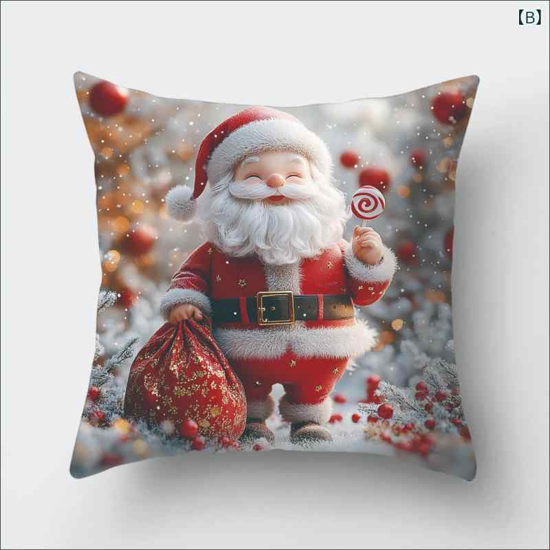 ���å���󥫥С� ���ꥹ�ޥ� ����ꥫ�� ���ե� ��ӥ� ���� �ǥ��졼����� �ԥ��������� �����С� �ݥꥨ���ƥ� 45��45cm �ޥ�����顼 �������