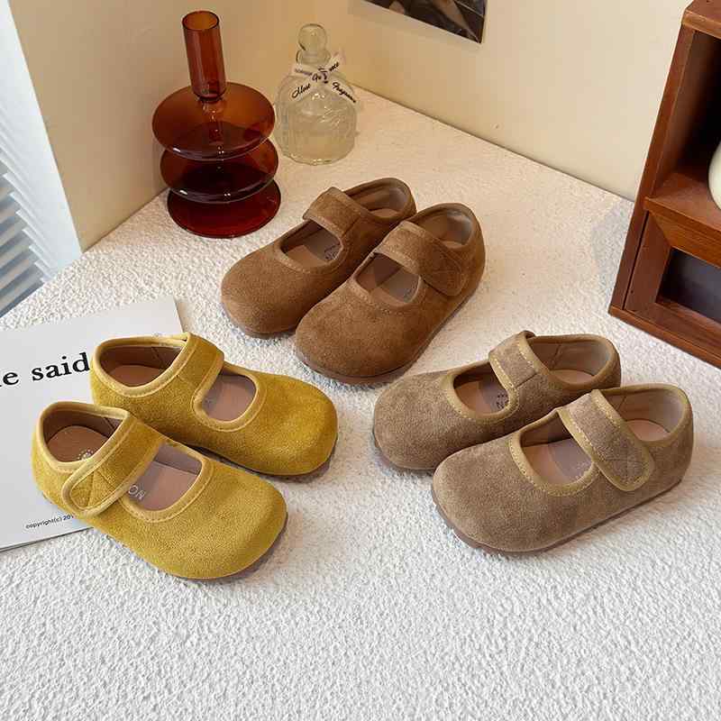 子供靴 ガールズ 厚底 ローファー メリージェーン レトロ ヴィンテージ 韓国風 裏ボア 暖か 防寒 カジ..