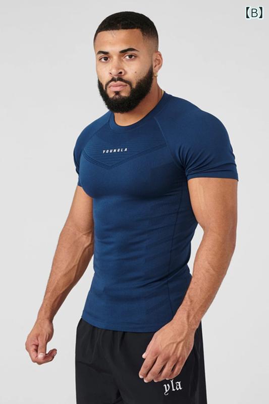 Tシャツ メンズ 半袖 接触冷感 スポーツウェア トレーニングウェア 筋トレ ランニ...