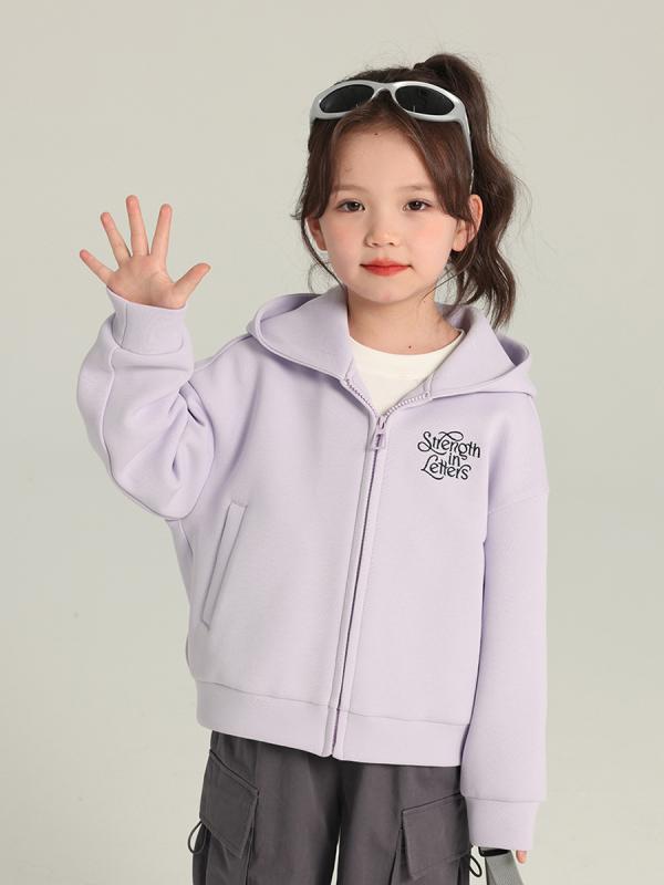 ・カテゴリ: 子供用ジャケット・アウター・対象性別: 女の子・対象年齢: 3〜8歳（身長100〜140cm）・ネックライン: フード付き・スタイル: 韓国風・柄: 無地・生地加工: 柔軟加工・袖丈: 長袖・主な素材: ポリエステル・裏地素材: ポリエステル・カラー展開: ブルー、パープル、豆グリーン、ブラック・サイズ展開: 身長95-105cm、身長105-115cm、身長115-125cm、身長125-135cm、身長135-145cm、身長145-155cm、身長155-165cm、身長165-175cm、レディースS（体重55kg以内）、レディースM（体重60kg以内）、レディースL（体重65kg以内）・着丈: ショート丈