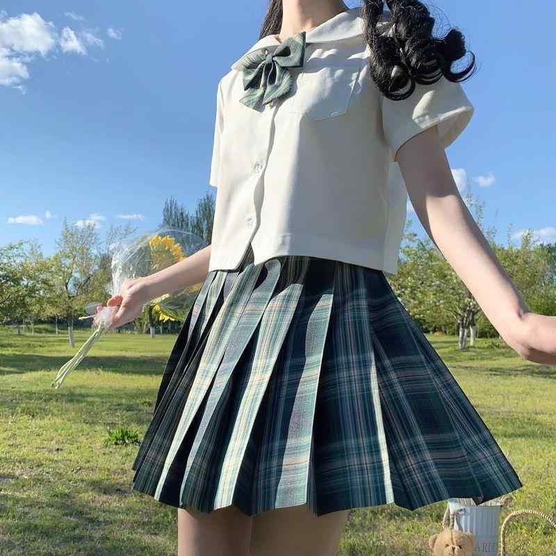 水手服 レディース 制服 セットアップ JK制服 半袖 プリーツスカート スクールライフ コスプレ 学院風 通学 女子高生 クラシック 定番 セーラー服
