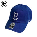 47brand フォーティーセブン ドジャース クーパーズタウン キャップ クリーンナップ ベースボールキャップ 正規取扱い メンズ レディース ブランド