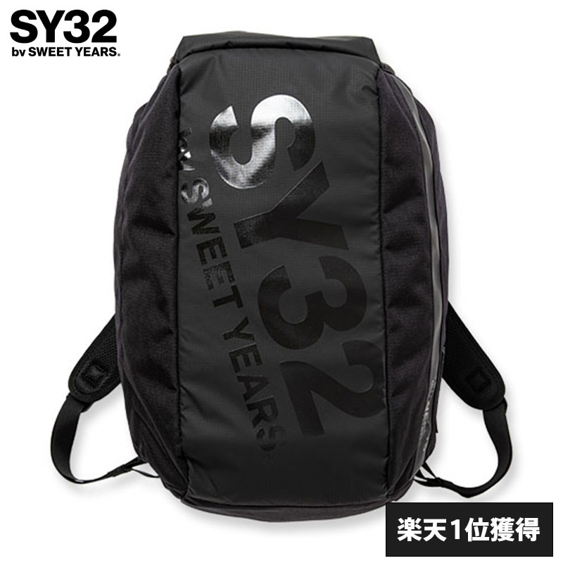 SY32 by SWEET YEARS マイケルリンネル コラボ ビッグ ロゴ バックパック 40L 撥水 正規取扱い メンズ レディース ブランド BIG LOGO BACKPACK