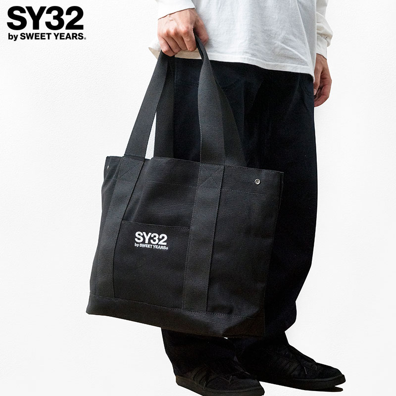 SY32 by SWEET YEARS キャンバス トートバッグ バッグ 正規取扱い メンズ レディース ブランド CANVAS TOTE BAG