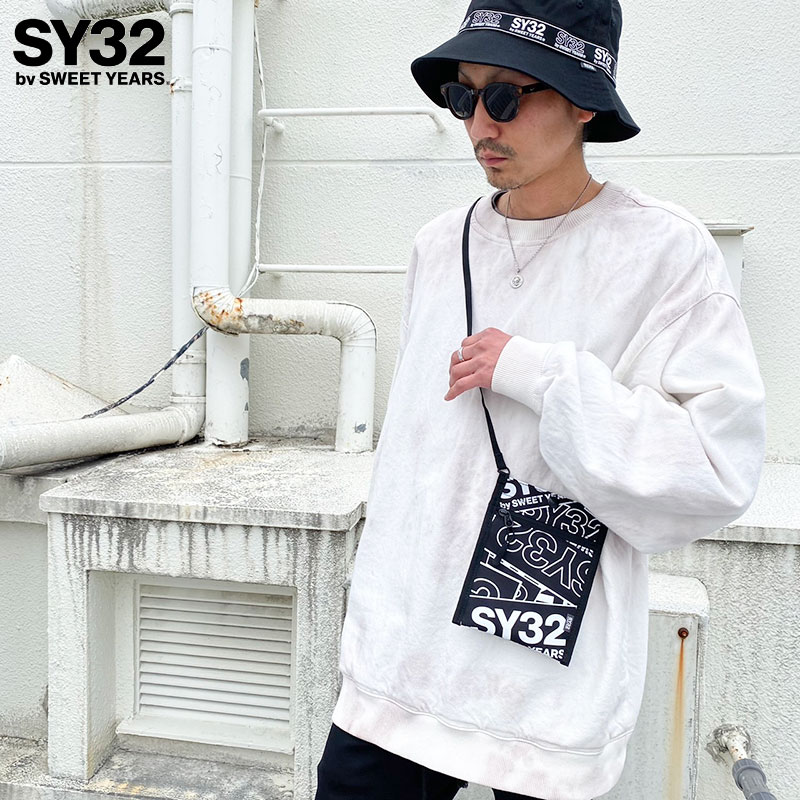 SY32 by SWEET YEARS メッシュ サコッシュ ミニバッグ 斜め掛け 肩掛け ショルダーバッグ スマホポーチ 正規取扱い メンズ レディース ブランド MESH SAKOSH