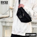 SY32 by SWEET YEARS ナイロン ウエストバッグ ボディバッグ ウエストポーチ 肩掛け ショルダー バッグ 正規取扱い メンズ レディース ブランド NYLON WAIST BAG