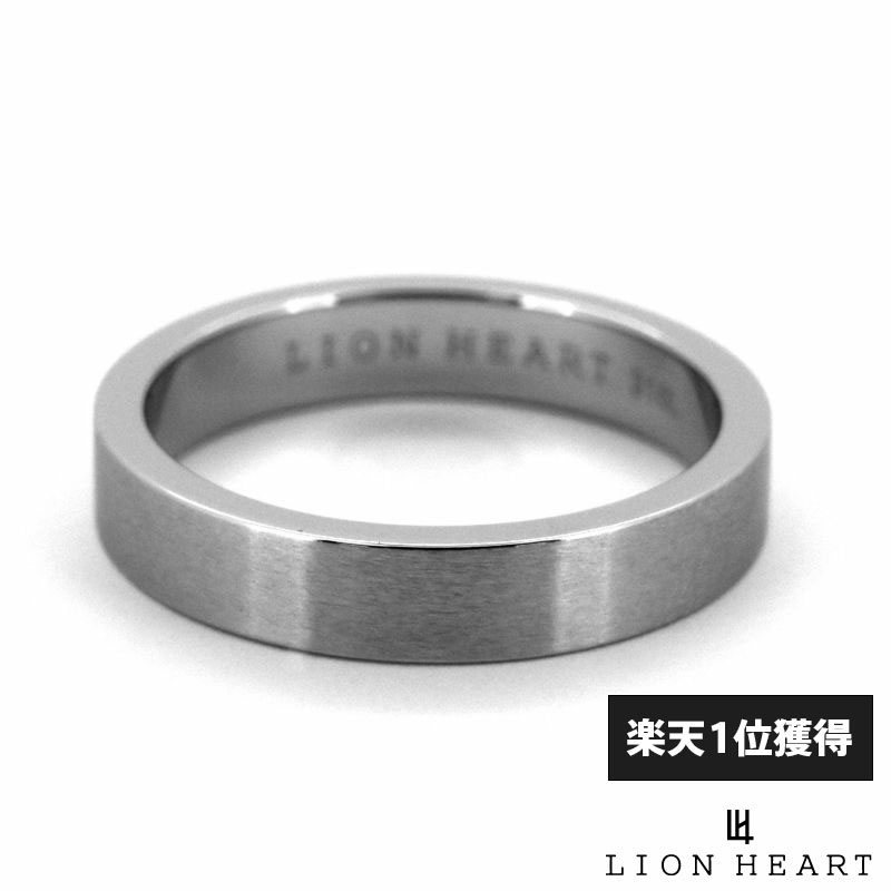 ライオンハート 指輪 メンズ ライオンハート デュオリング エンビ サージカルステンレス シルバー 13号～21号 メンズ ブランド 指輪 LION HEART