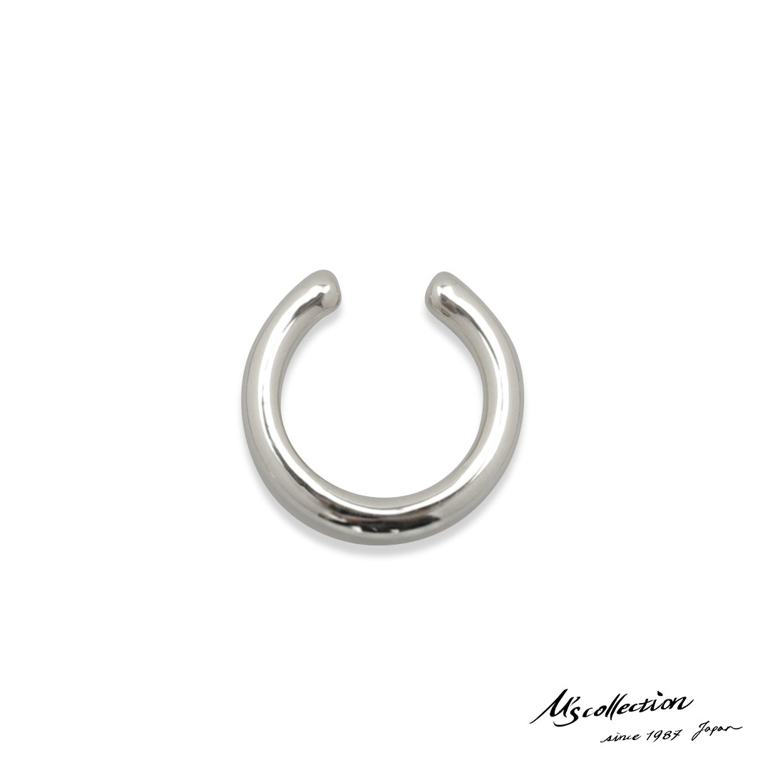 Rakuten - もうすぐ終了！クーポンで10％OFF 20日23時59分まで エムズコレクション ファイン ラウンド イヤーカフ M シルバー925 メンズ ブランド