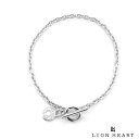 ライオンハート リファインド チェーンブレスレット 0.3アズキ シルバー925 メンズ ブランド LION HEART