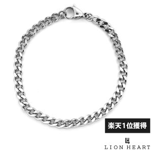 ライオンハート LION HEART ウェアラブル チェーン ブレスレット サージカルステンレス TYPE A 喜平 シルバー メンズ ブランド